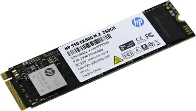 Накопитель SSD 250 Gb M.2 2280 M HP EX900 2YY43AA 3D TLC