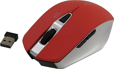 Манипулятор JETACCESS Comfort Wireless Optical Mouse OM-U60G Red (RTL) USB 6btn+Roll беспроводная