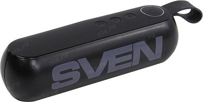 Колонка SVEN PS-75 Black (2x3W Bluetooth USB microSD FM Li-Ion)