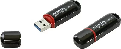 Накопитель ADATA DashDrive UV150 AUV150-64G-RBK USB3.0 Flash Drive 64Gb