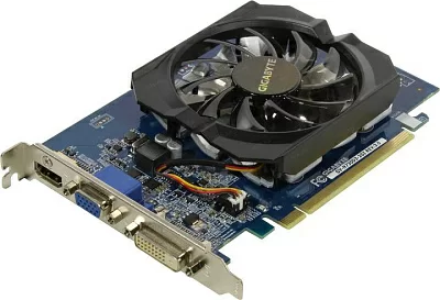 Видеокарта 2Gb PCI-E DDR3 GIGABYTE GV-N730D3-2GI Rev3.0(RTL) D-Sub+DVI+HDMI GeForce GT730>