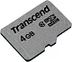 Карта памяти Transcend TS4GUSD300S microSDHC 4Gb Class 10