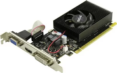 Видеокарта 1Gb PCI-E GDDR3 Ninja NH22NP013F (RTL) D-Sub+DVI+HDMI GeForce GT220>