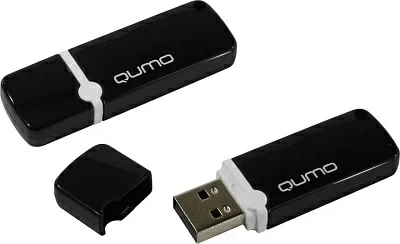 Накопитель Qumo Optiva QM16GUD-OP2-Black USB2.0 Flash Drive 16Gb (RTL)