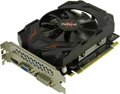 Видеокарта 2Gb PCI-E GDDR5 Ninja AHR735025F (RTL) D-Sub-DVI+HDMI RADEON R7 350>