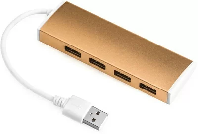 Greenconnect GCR-UH214BR USB 2.0 Разветвитель на 4 порта 015m Bronze