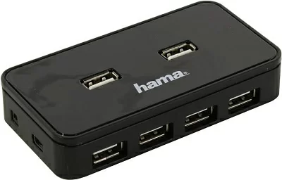 Разветвитель Hama 39859 7-port USB2.0 Hub + БП