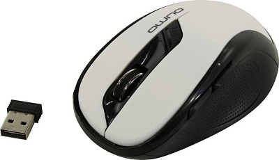 Манипулятор QUMO Wireless Mouse Office Line M79 White (RTL) USB 6btn+Roll беспроводная 31228>