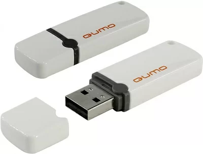 Накопитель Qumo Optiva QM64GUD-OP2-White USB2.0 Flash Drive 64Gb (RTL)