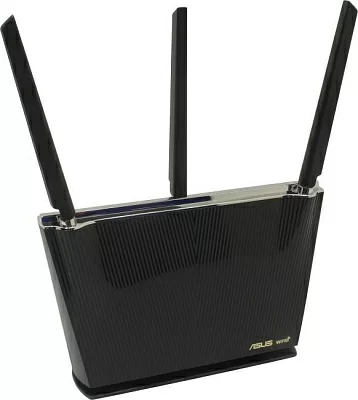 Маршрутизатор ASUS RT-AX68U DualBand Router (4UTP 1000Mbps 1WAN 802.11a/b/g/n/ac/ax 2xUSB 1.8Gbps)