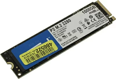 Накопитель SSD 1 Tb M.2 2280 M Crucial P2 CT1000P2SSD8 3D QLC