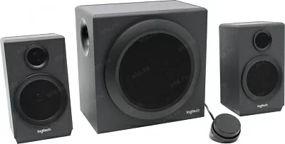 Колонки Logitech Z333 (2х8W +Subwoofer 24W дерево пультДУ проводной) 980-001202>