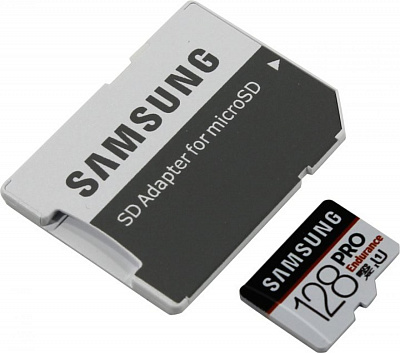 Карта памяти Samsung PRO Endurance MB-MJ128GA/RU microSDXC Memory Card 128Gb Class10 UHS-I U1+ microSD-- SD Adapter