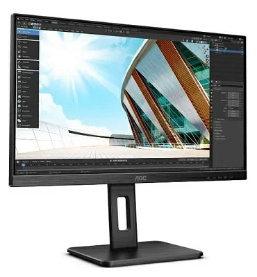 27" ЖК монитор AOC U27P2CA Black с поворотом экрана (LCD 3840x2160 HDMI DP USB3.2 Hub)