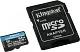 Карта памяти Kingston SDCG3/64GB microSDXC Memory Card 64Gb A2 V30 UHS-I U3 + microSD-->SD Adapter