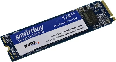 Накопитель SSD 128 Gb M.2 2280 M Smartbuy Stream E13T Pro SBSSD-128GT-PH13P-M2P4 3D TLC