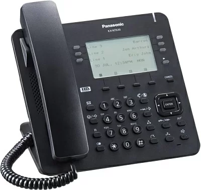 Телефон IP Panasonic KX-NT630RU белый