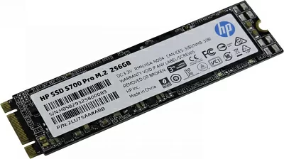 Накопитель SSD 256 Gb M.2 2280 B&M 6Gb/s HP S700 Pro 2LU75AA 3D TLC