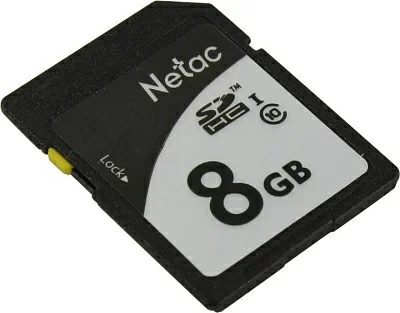 Карта памяти Netac NT02P600STN-008G-R SDHC Memory Card 8Gb UHS-I U1 Class 10