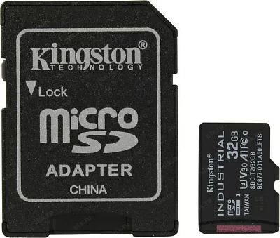 Карта памяти Kingston SDCIT2/32GB microSDXC Memory Card 32Gb UHS-I U3 + microSD-->SD Adapter