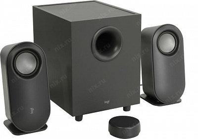 Колонки Logitech Z407 (2х10W +Subwoofer 20W дерево USB Bluetooth ПДУ) 980-001348>