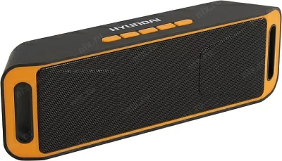 Колонка Hyundai H-PAC160 Black&Orange (2x3W USB Bluetooth microSD FM Li-Ion)