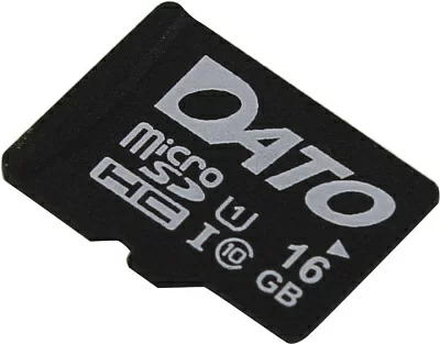 Карта памяти Dato DTTF016GUIC10 microSDHC MemoryCard 16Gb Class10 UHS-I U1