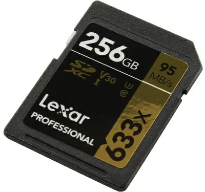 Карта памяти Lexar LSD256CB633 SDXC Memory Card 256Gb V30 UHS-I U3