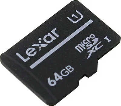 Карта памяти Lexar LFSDM10-64GABC10 microSDXC Memory Card 64Gb UHS-I U1