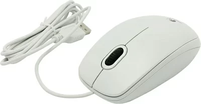 Манипулятор Logitech Optical Mouse B100 White (OEM) USB 3btn+Roll 910-003360>