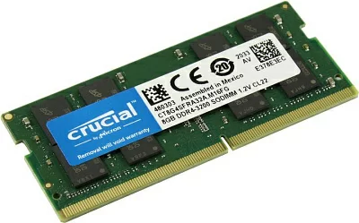 Модуль памяти Crucial CT8G4SFRA32A DDR4 SODIMM 8Gb PC4-25600 CL22 (for NoteBook)