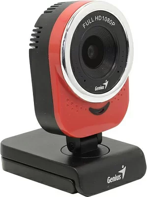 Интернет-камера Genius QCam 6000 Red (USB2.0 1920x1080 с микрофоном) 32200002408>