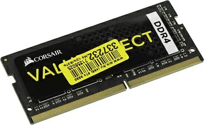 Модуль памяти Corsair Value Select CMSO4GX4M1A2133C15 DDR4 SODIMM 4Gb PC4-17000 CL15 (for NoteBook)