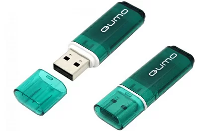 Накопитель Qumo Optiva QM4GUD-OP1-Green USB2.0 Flash Drive 4Gb (RTL)