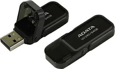 Накопитель ADATA UV240 AUV240-64G-RBK USB2.0 Flash Drive 64Gb