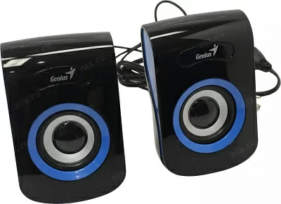 Колонки Genius SP-Q180 Blue (2x3W питание от USB) (31730026403)