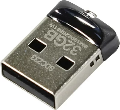 Накопитель SanDisk Cruzer Fit SDCZ33-032G-G35 USB2.0 Flash Drive 32Gb (RTL)