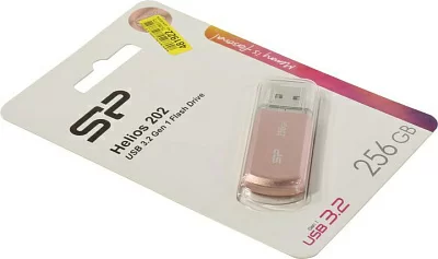 Накопитель Silicon Helios 202 <SP256GBUF3202V1P> USB3.2  Flash Drive 256Gb (RTL)