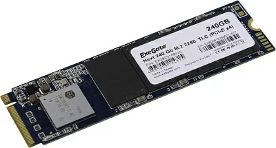 Накопитель SSD 240 Gb M.2 2280 M Exegate Next EX282315RUS 3D TLC (OEM)