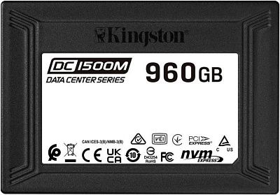 Накопитель SSD 960 Gb Kingston DC1500M SEDC1500M/960G 2.5" 3D TLC