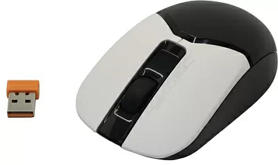 Манипулятор A4Tech FSTYLER Wireless Optical Mouse FG12S Panda>USB 3btn+Roll