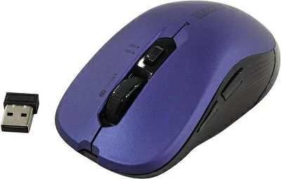 Манипулятор JETACCESS Comfort Wireless Optical Mouse OM-B90G Blue (RTL) USB 6btn+Roll беспроводная