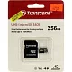 Карта памяти Transcend TS256GUSD340S microSDXC 256Gb UHS-I U3 V30 A2 + microSD-->SD Adapter