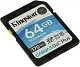 Карта памяти Kingston SDG3/64GB SDXC Memory Card 64Gb V30 UHS-I U3