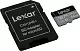 Карта памяти Lexar LMS1066064G-BNANG microSDXC Memory Card 64Gb Class10 V30 UHS-I U3 + microSD-->SD Adapter