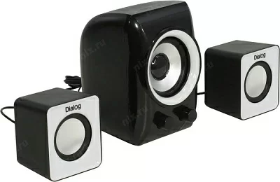 Колонки Dialog COLIBRI AC-202UP Black-White (2x3W +Subwoofer 5W питание от USB)