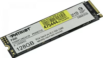 Накопитель SSD 128 Gb M.2 2280 M Patriot P300 P300P128GM28>