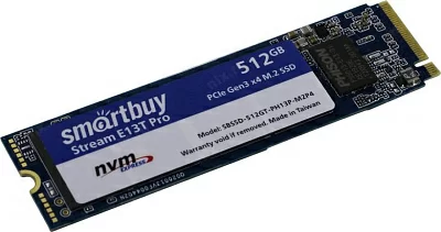 Накопитель SSD 512 Gb M.2 2280 M Smartbuy Stream E13T Pro SBSSD-512GT-PH13P-M2P4 3D TLC