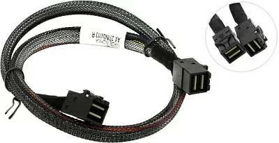 Кабель Adaptec ACK-I-HDmSAS-HDmSAS-.5M 2282200-R Кабель SFF-8643-- SFF-8643 0.5м