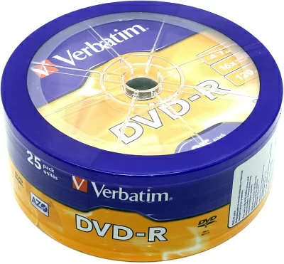 Диск DVD-R Disc Verbatim 4.7Gb 16x уп. 25 шт 43730>